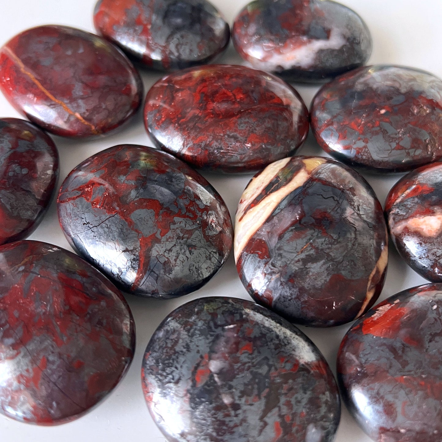Jaspilite Palm Stone