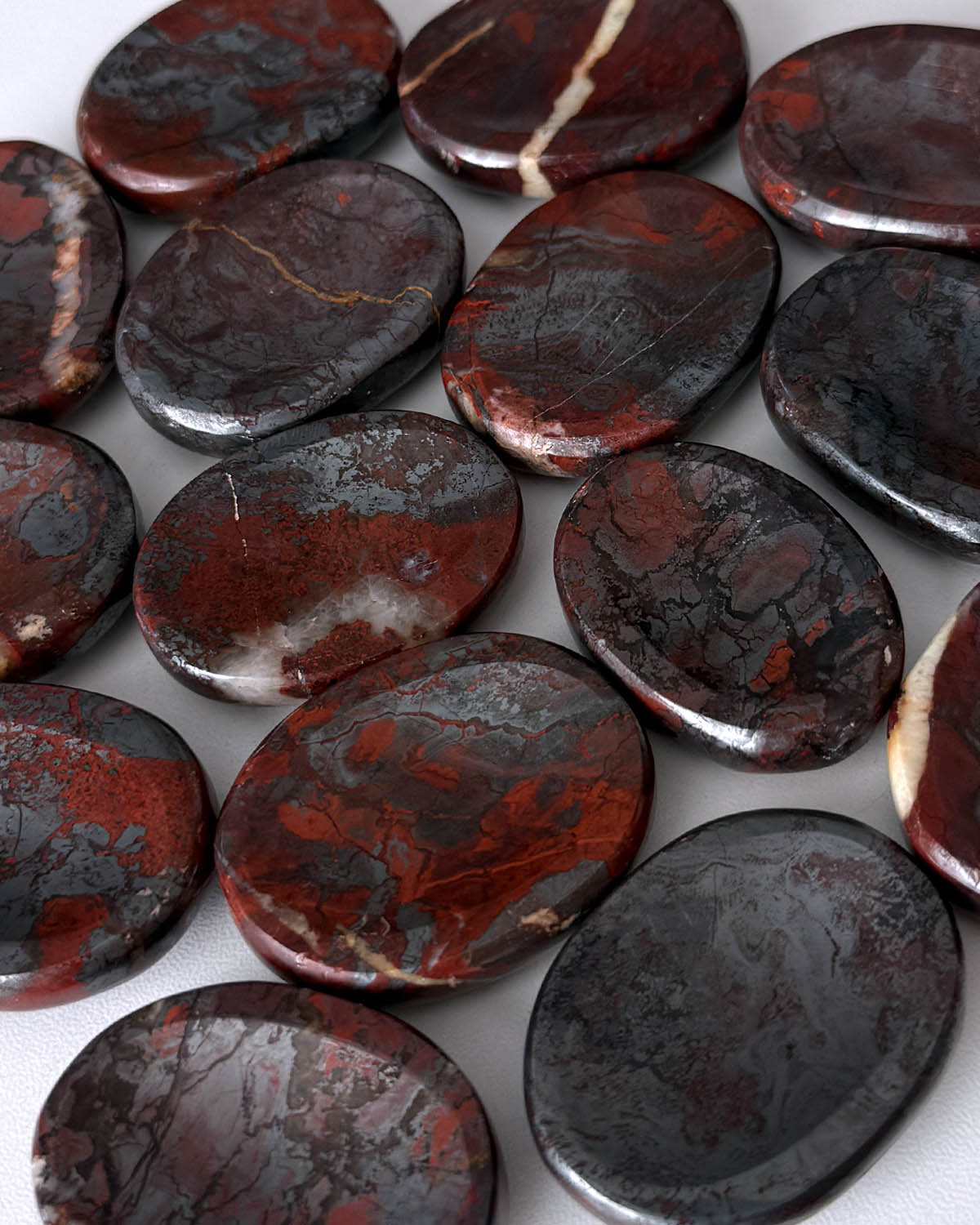 Jaspilite Worry Stone