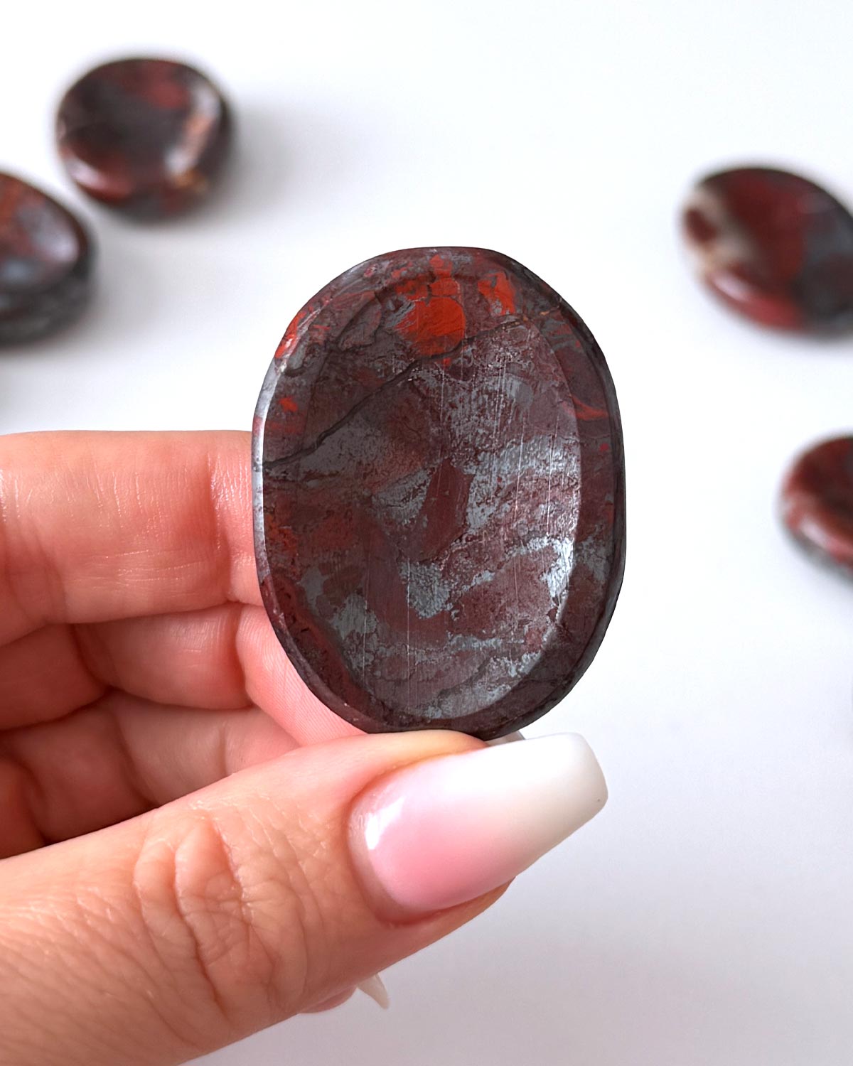 Jaspilite Worry Stone