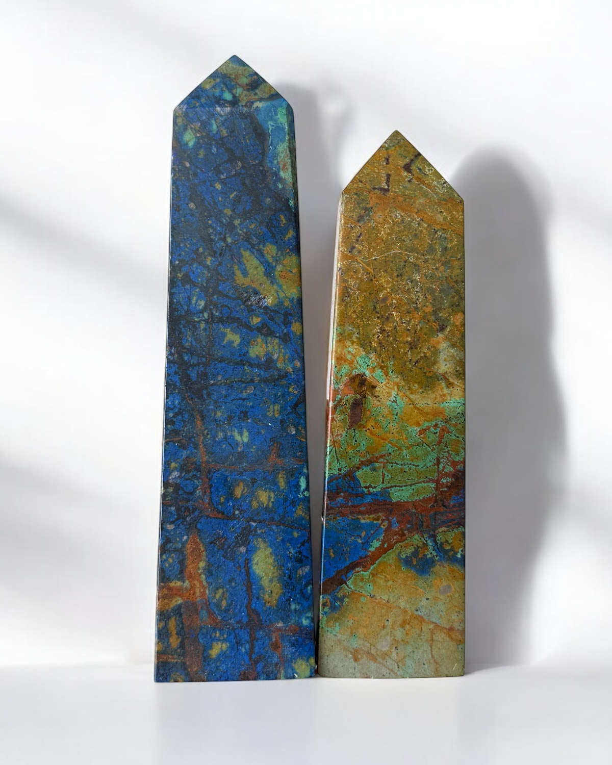 Azurite Chrysocolla Towers