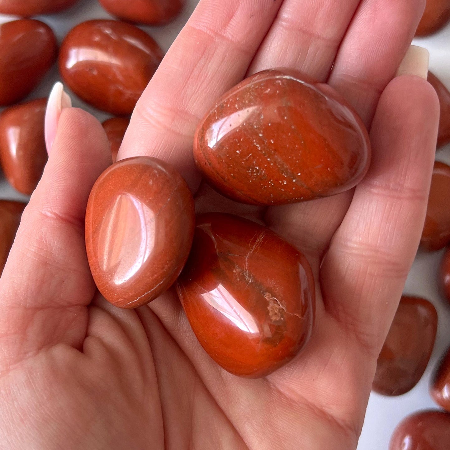 Red Jasper Tumbled Stone