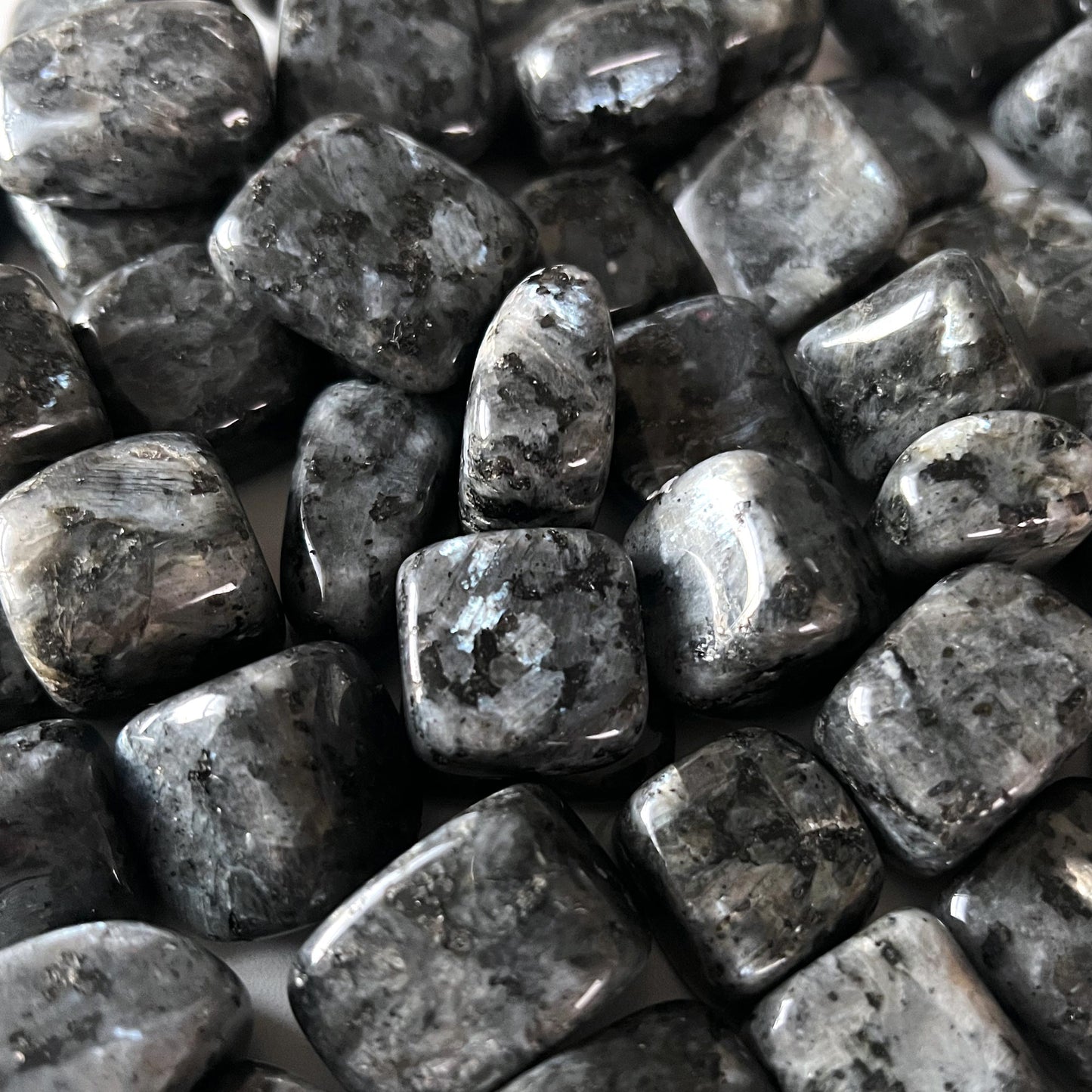 Larvikite Tumbled Stone