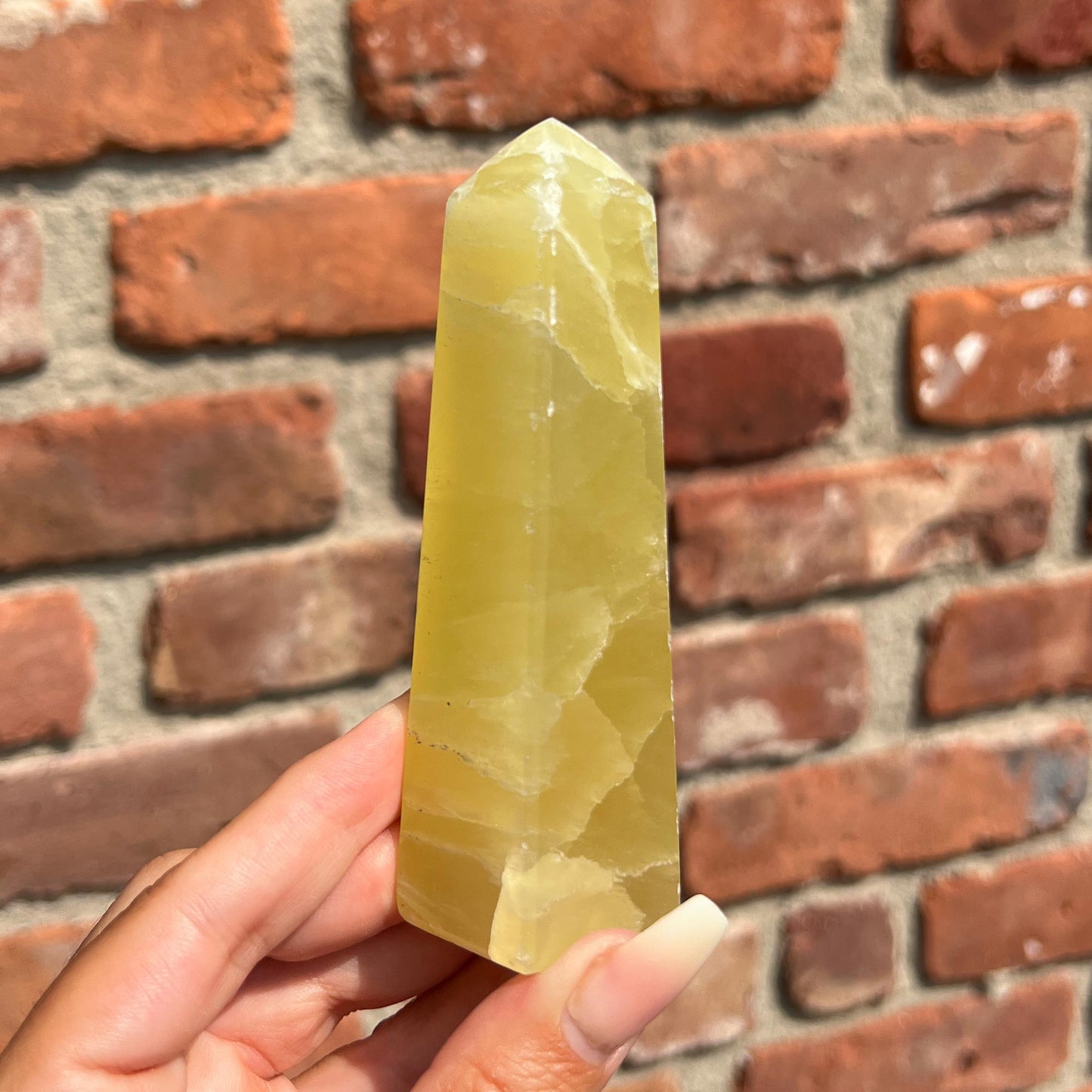 Lemon Calcite Obelisk