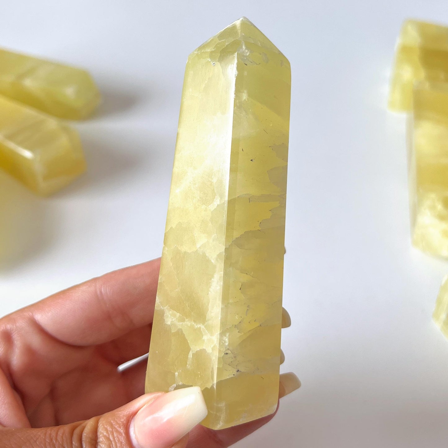 Lemon Calcite Obelisk