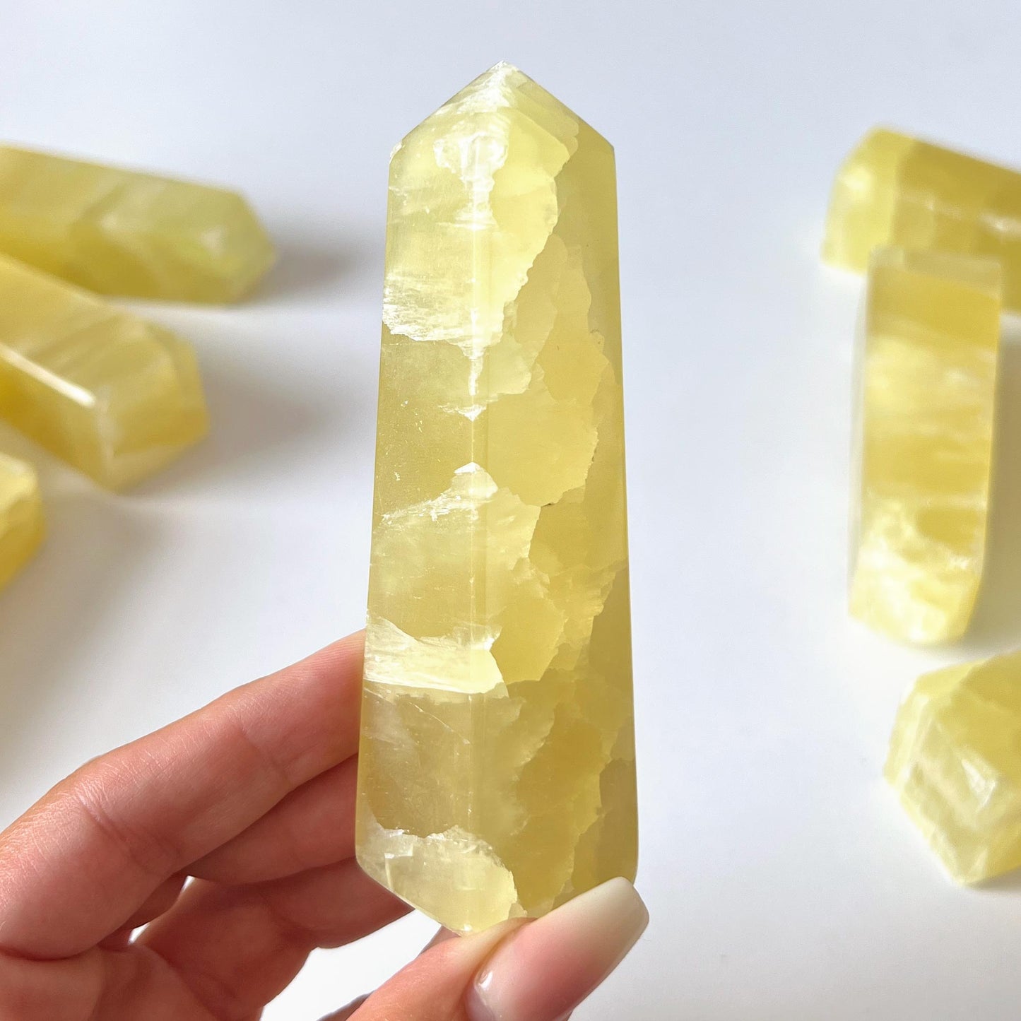 Lemon Calcite Obelisk