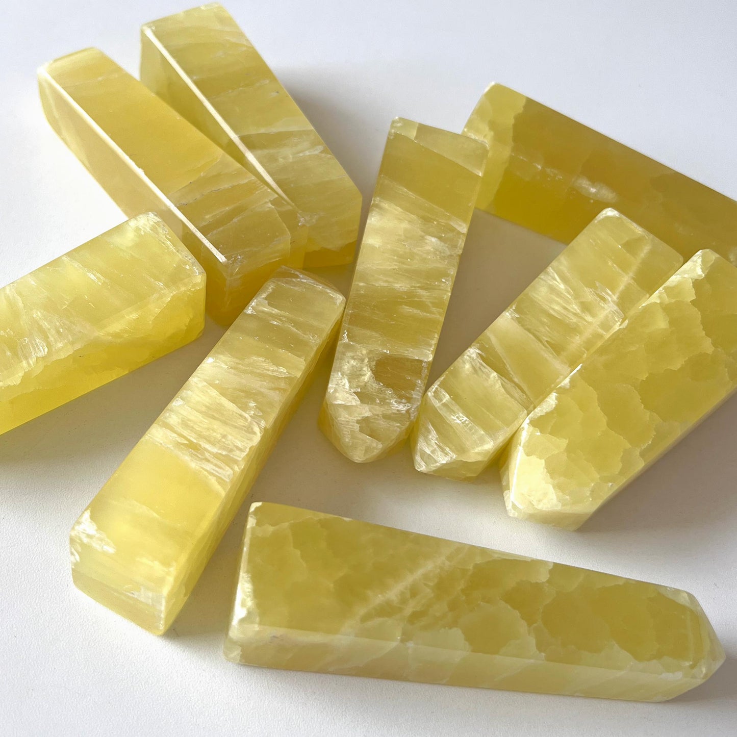 Lemon Calcite Obelisk