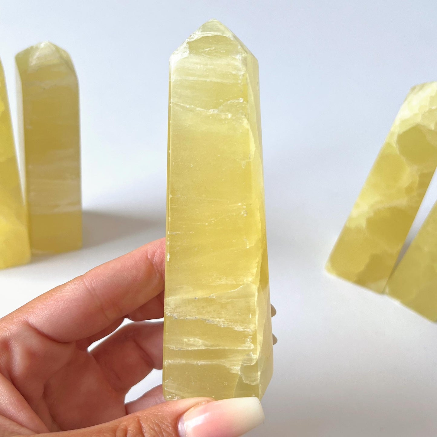 Lemon Calcite Obelisk
