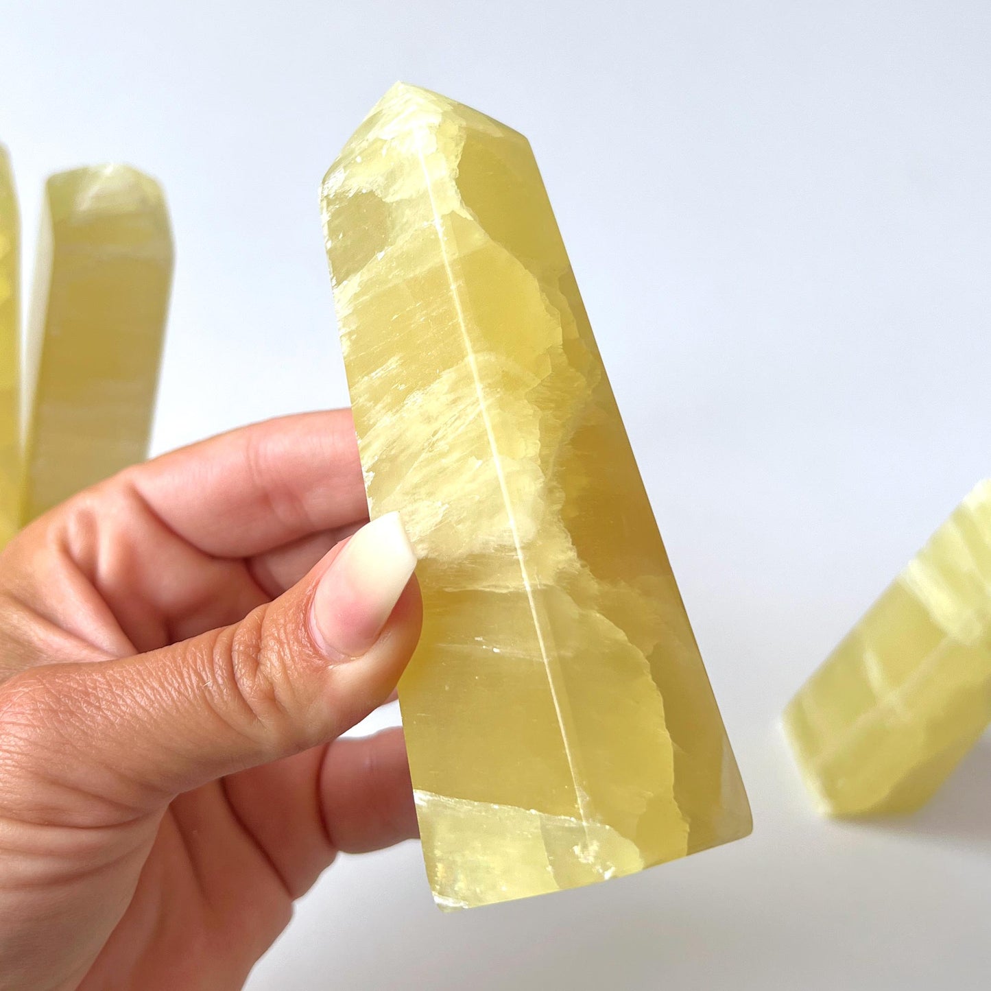 Lemon Calcite Obelisk