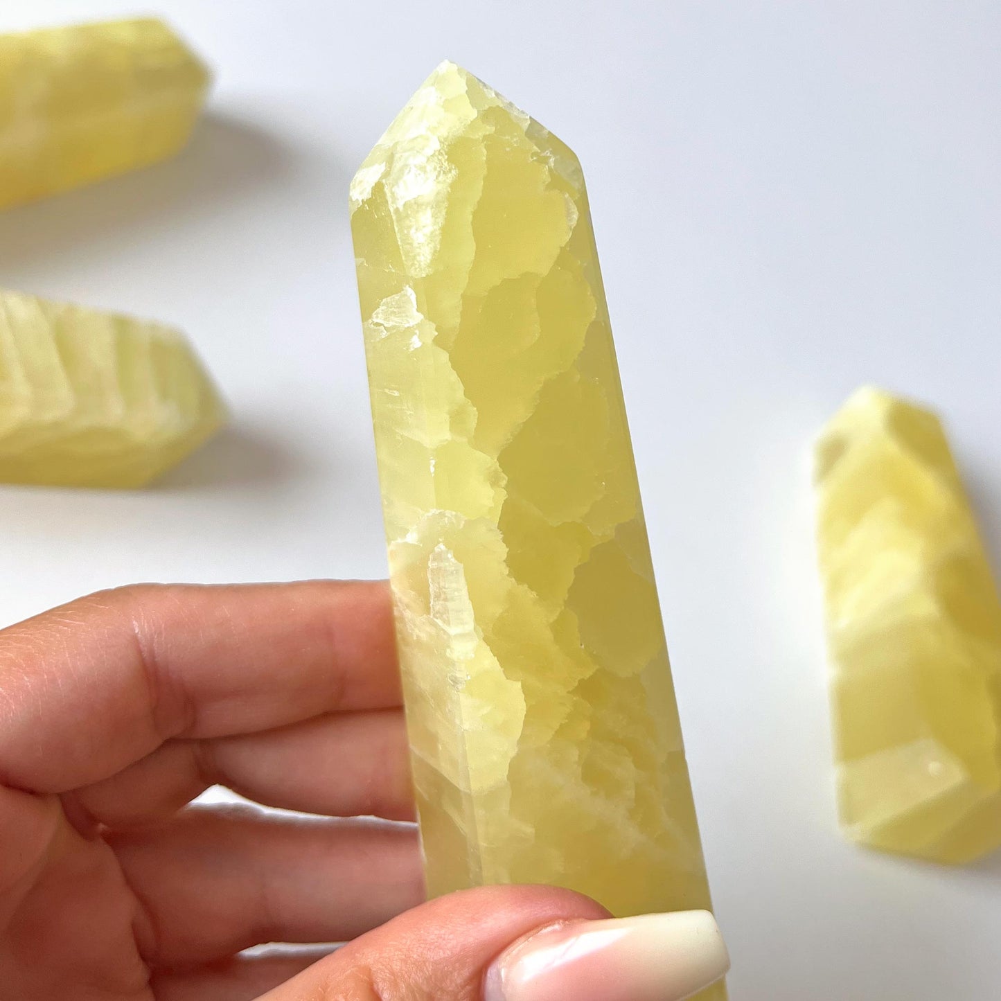 Lemon Calcite Obelisk
