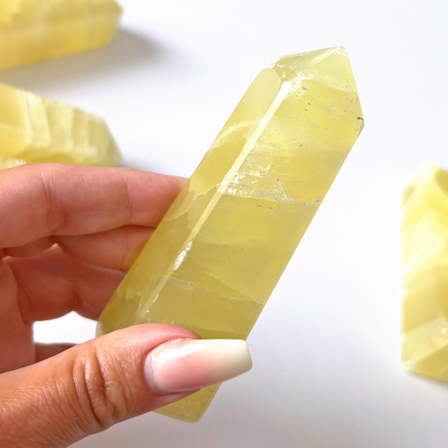 Lemon Calcite Obelisk