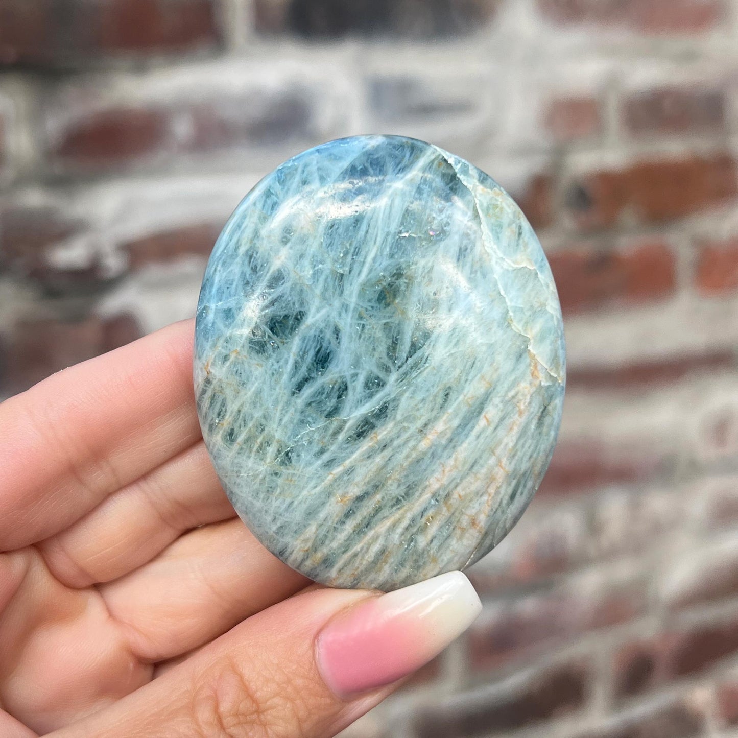Aquamarine Palm Stone