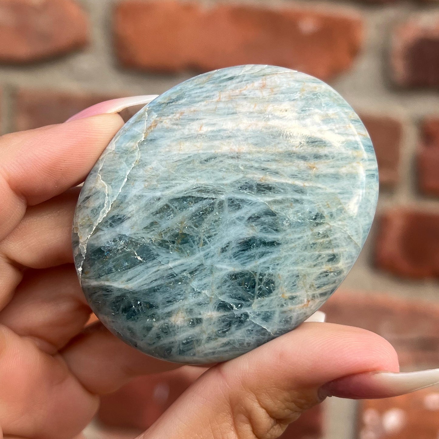 Aquamarine Palm Stone