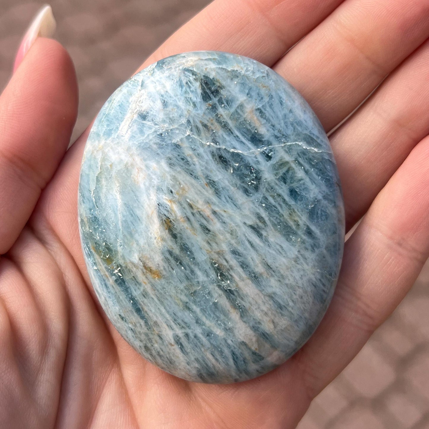Aquamarine Palm Stone
