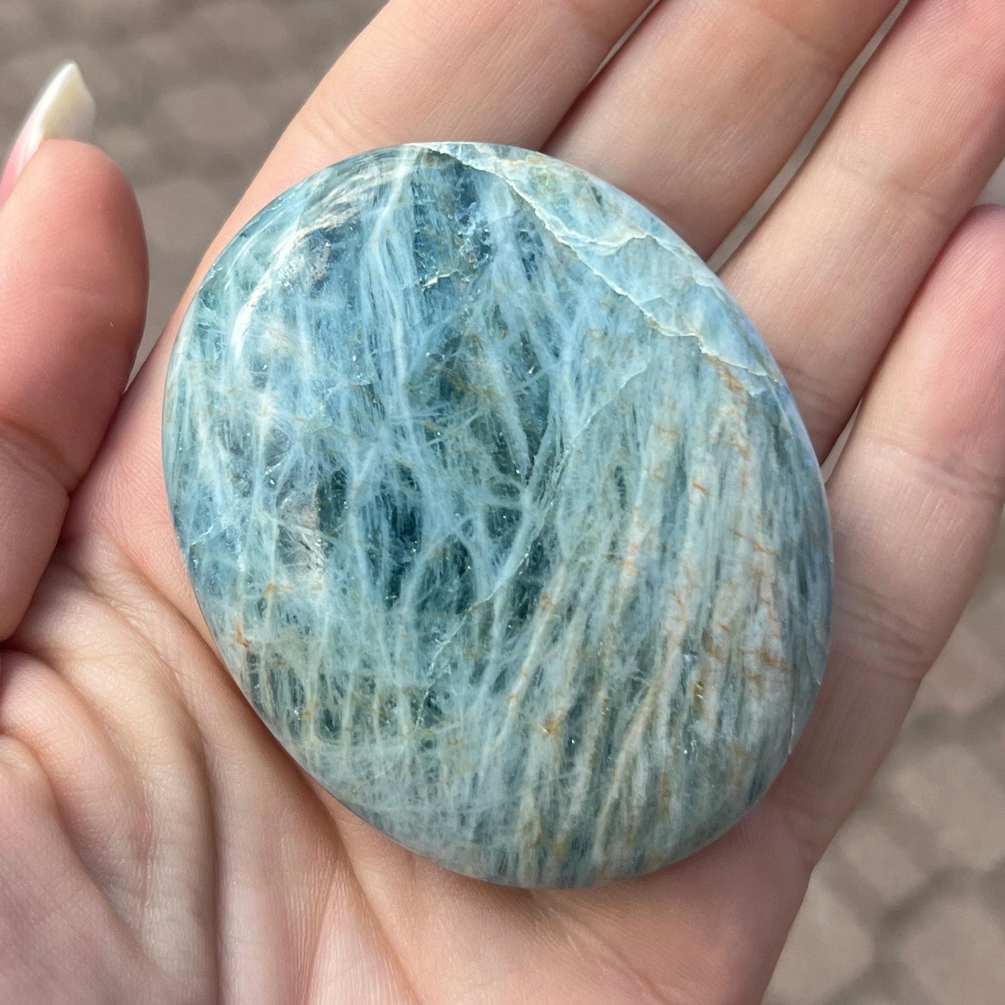 Aquamarine Palm Stone
