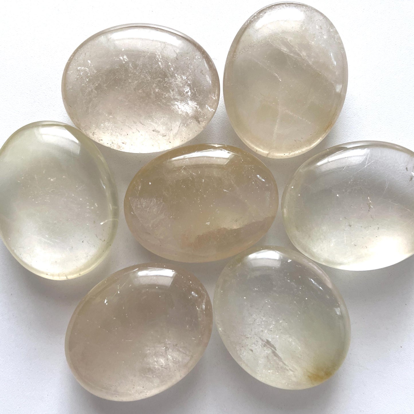 Green Chlorite Quartz Palm Stone