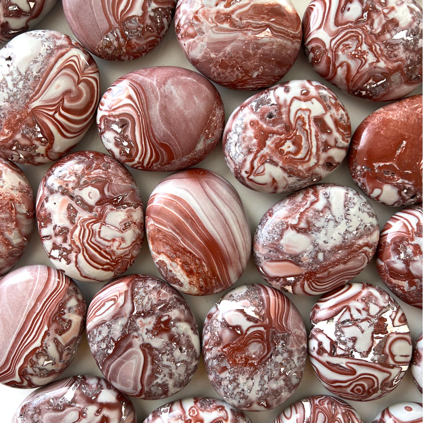 Mexican Rosetta Jasper Palm Stone