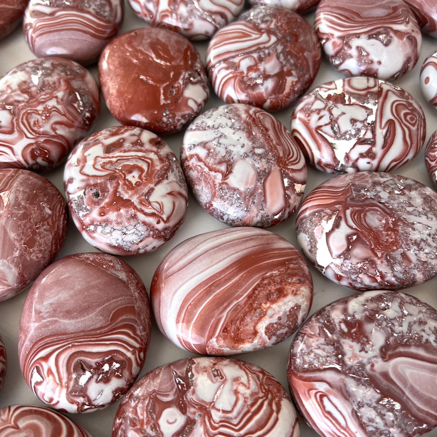 Mexican Rosetta Jasper Palm Stone