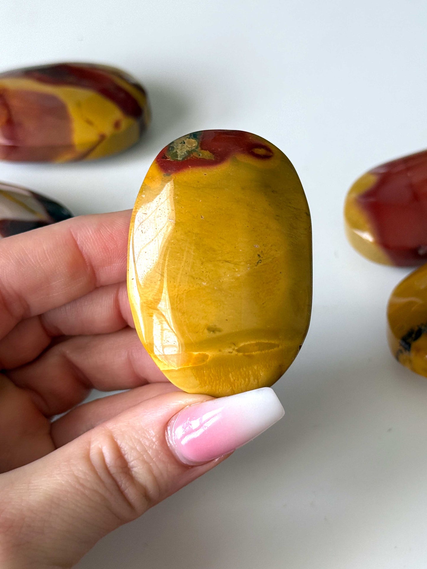 Mookaite Palm Stone