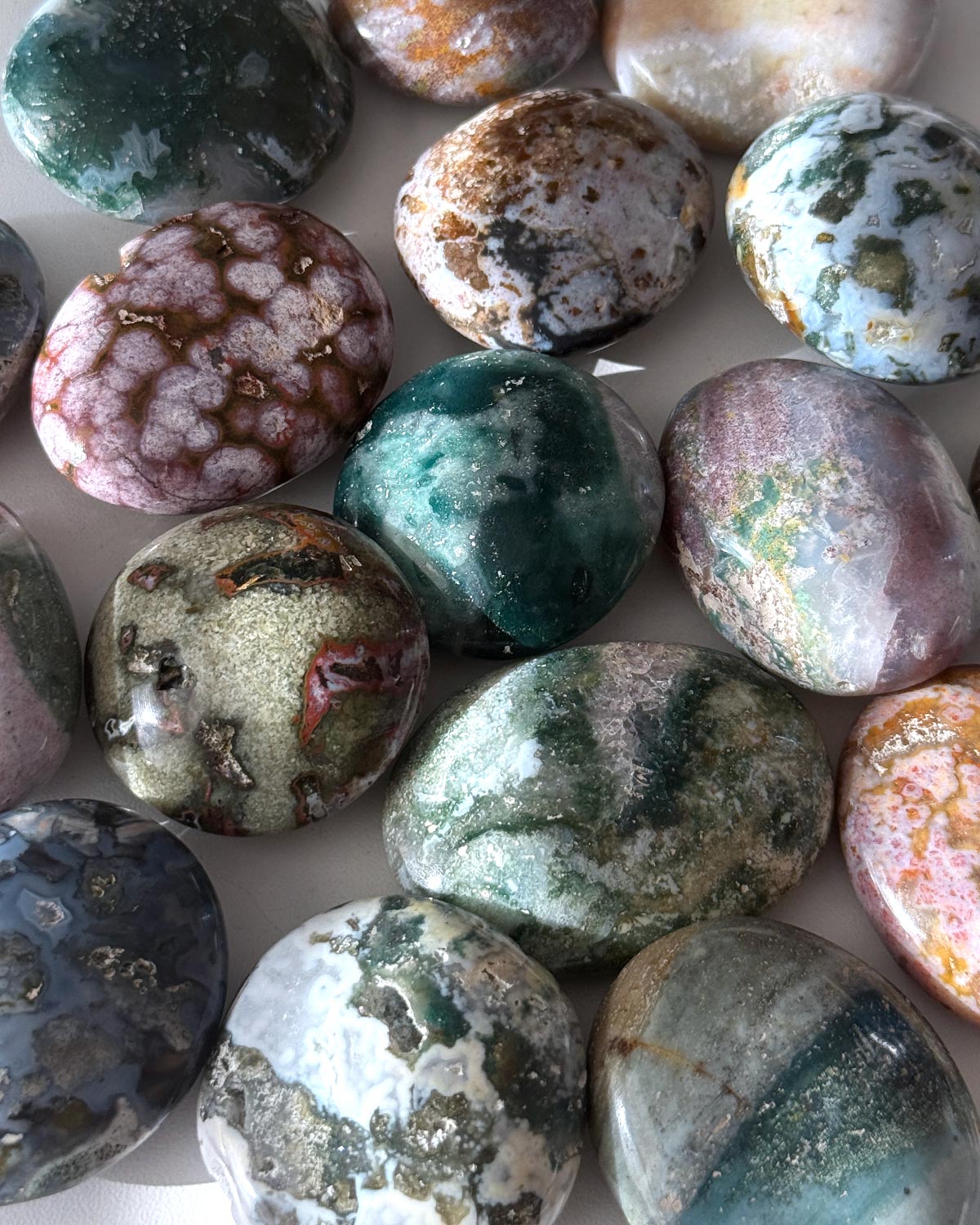 Ocean Jasper Small Palm Stone