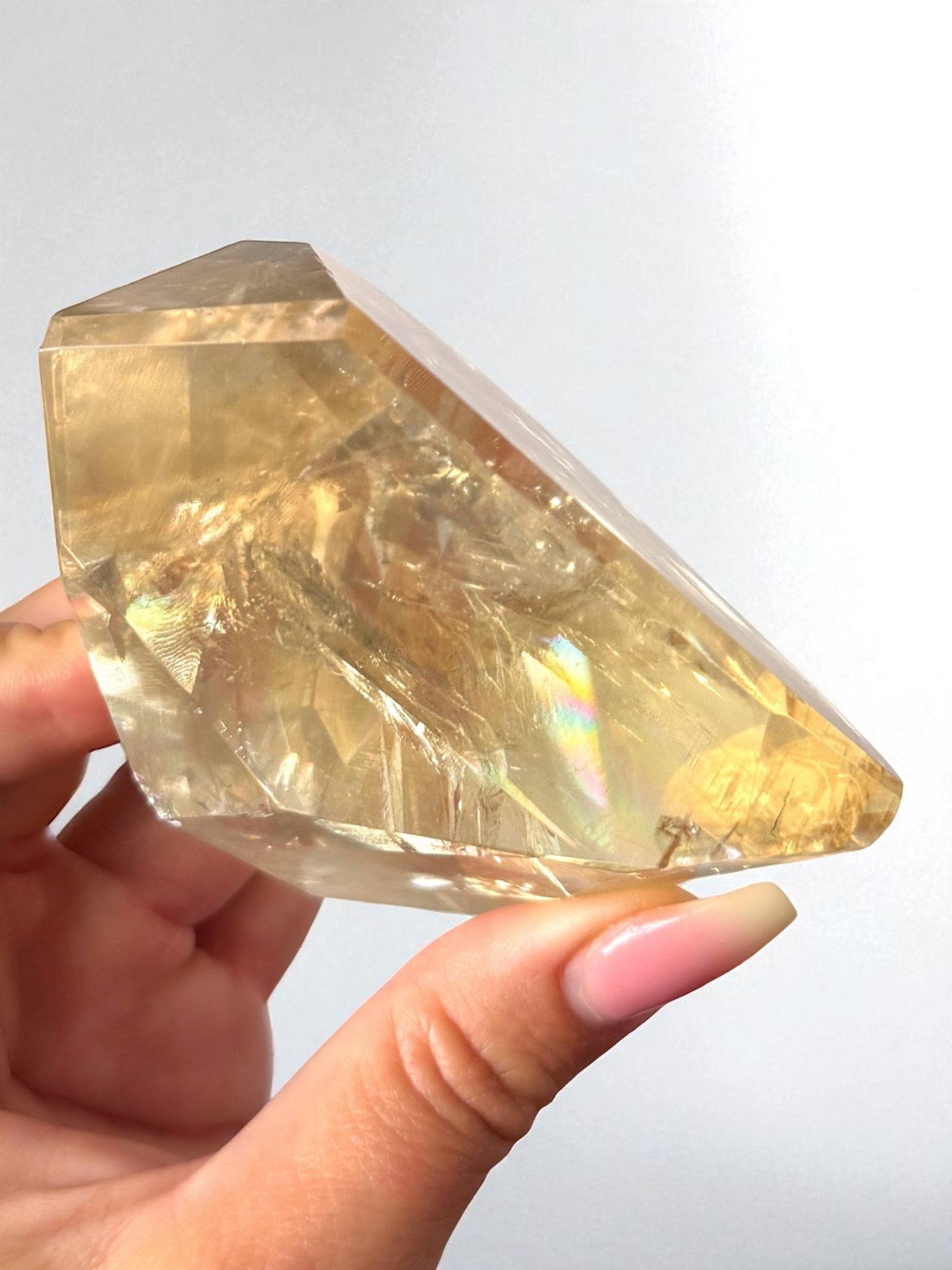 Golden Optical Calcite Freeform