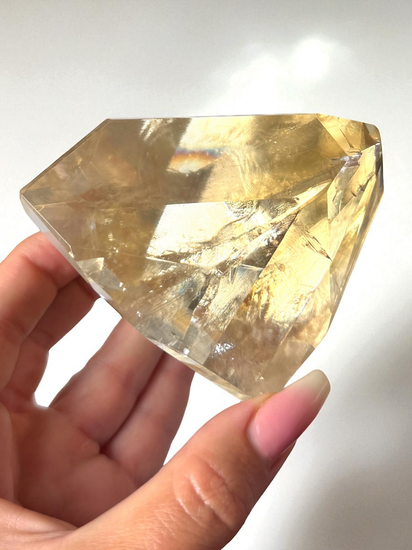 Golden Optical Calcite Freeform