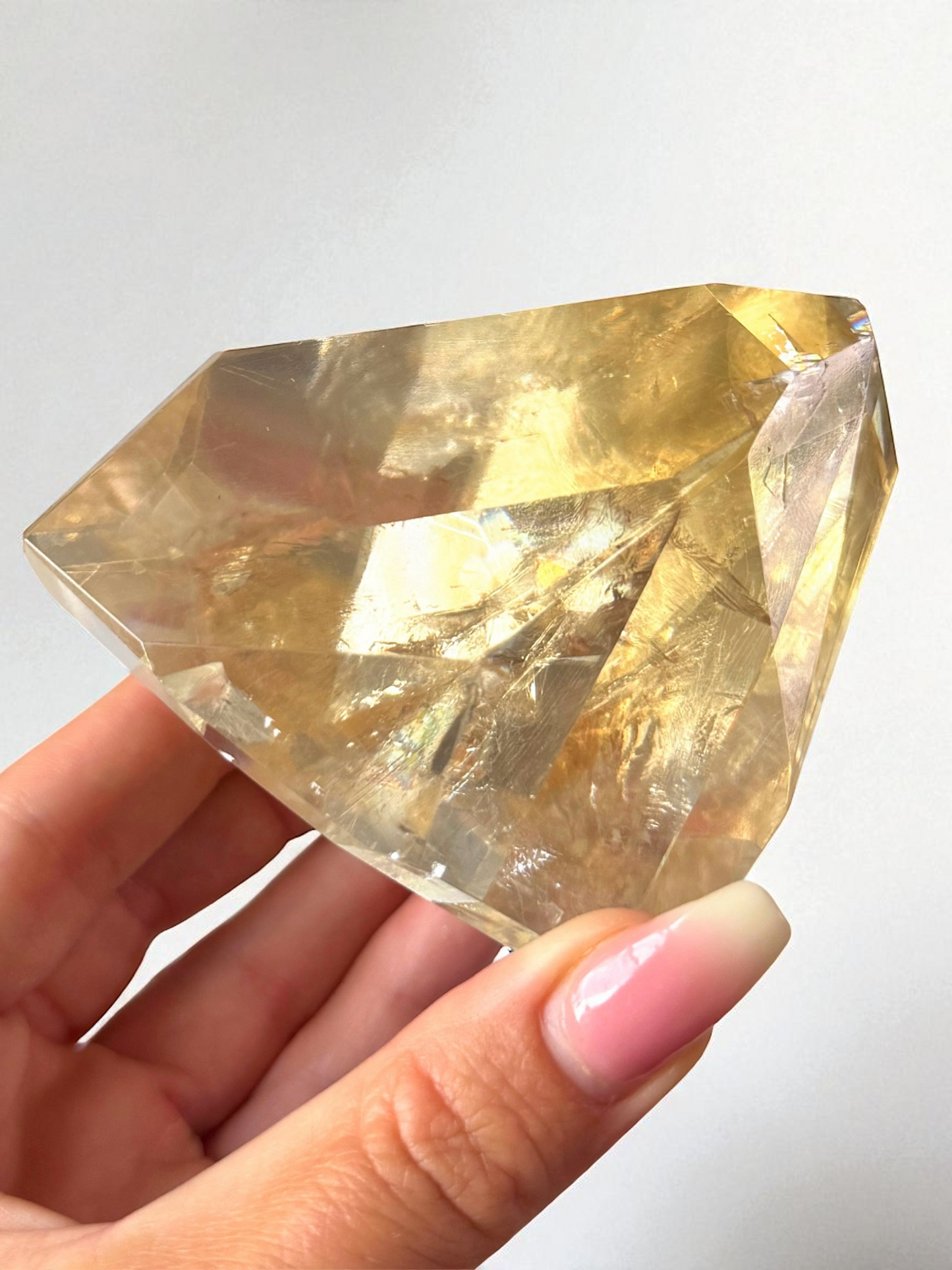 Golden Optical Calcite Freeform