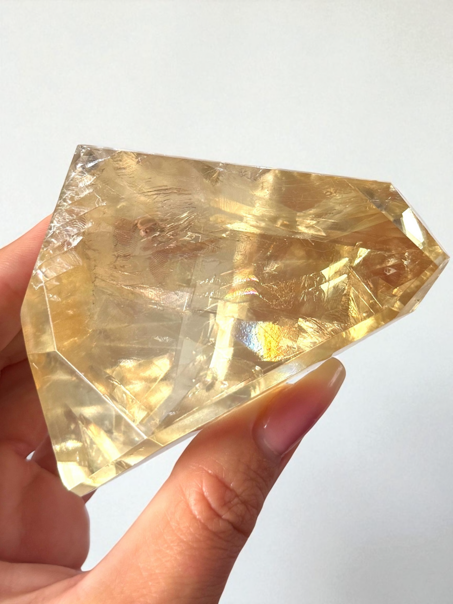 Golden Optical Calcite Freeform