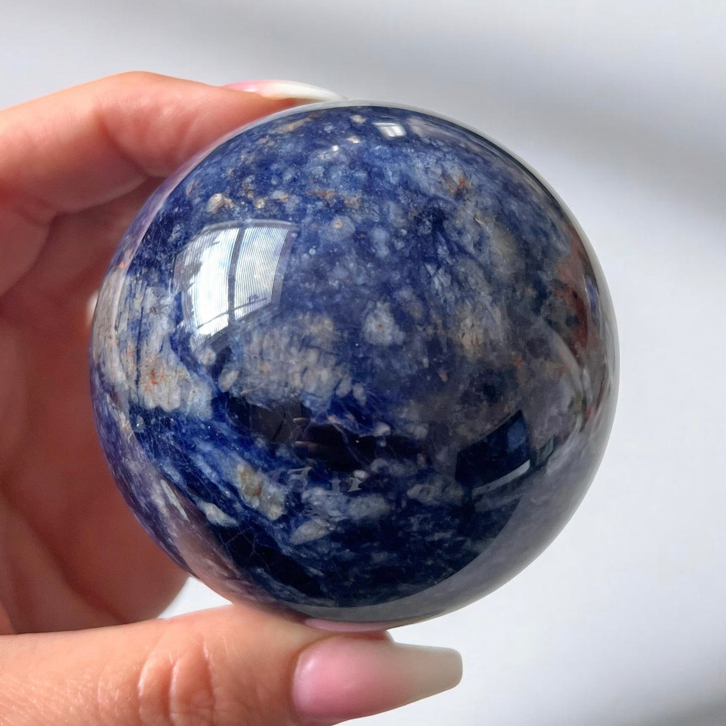 Sunset Sodalite Sphere 69mm