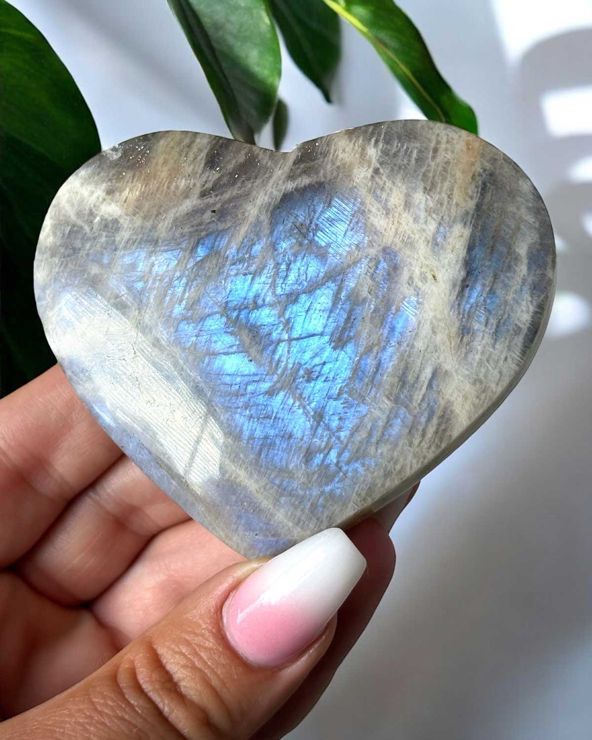 Moonstone Sunstone Heart