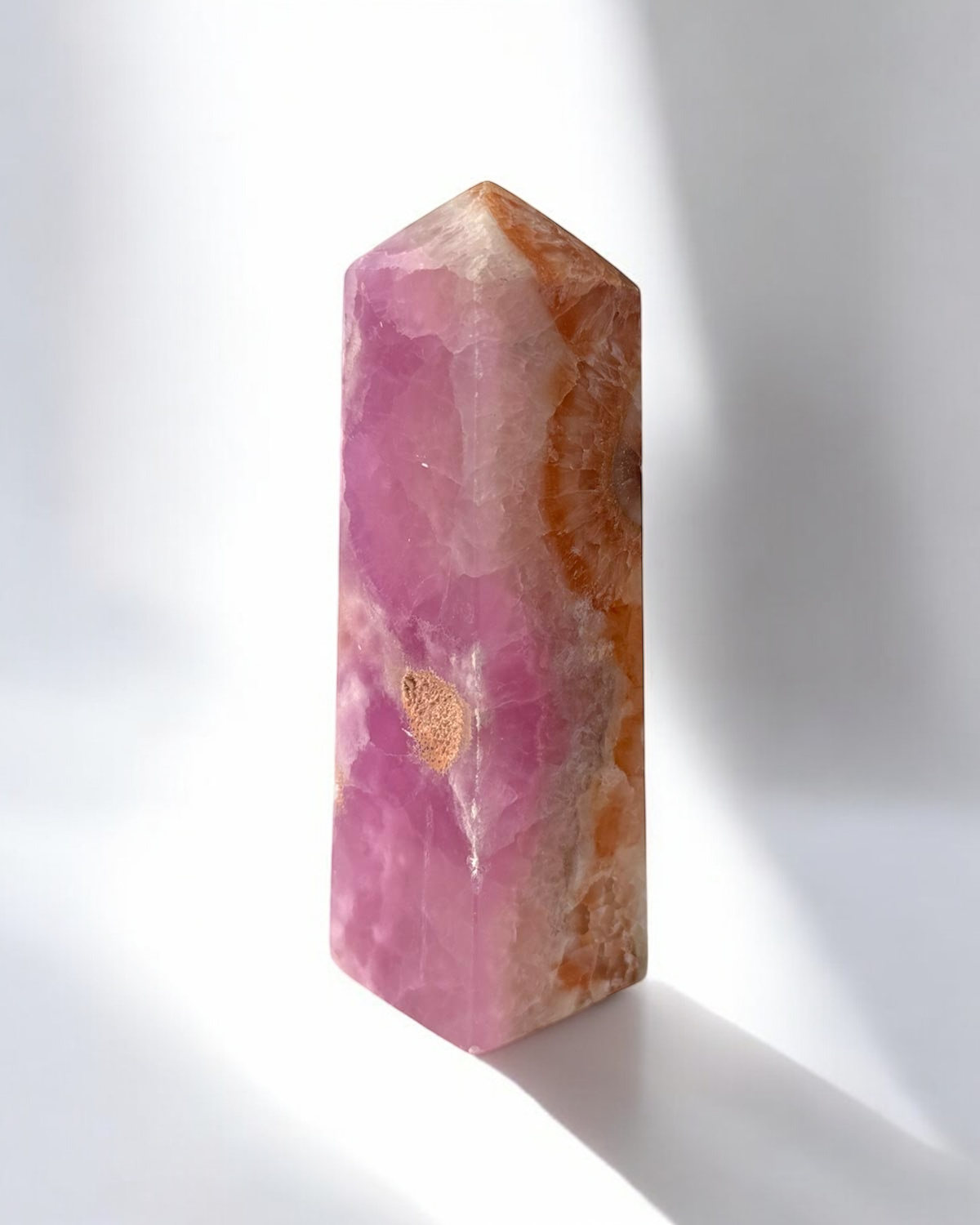 1lb Pink Aragonite Tower