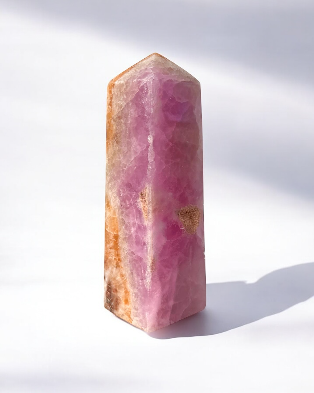 1lb Pink Aragonite Tower