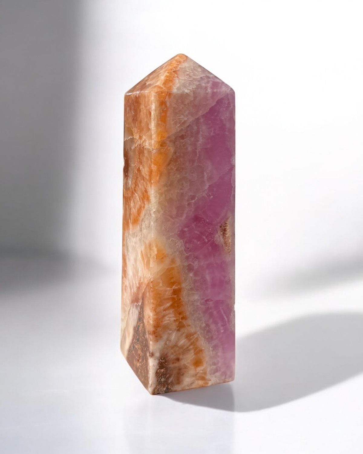 1lb Pink Aragonite Tower