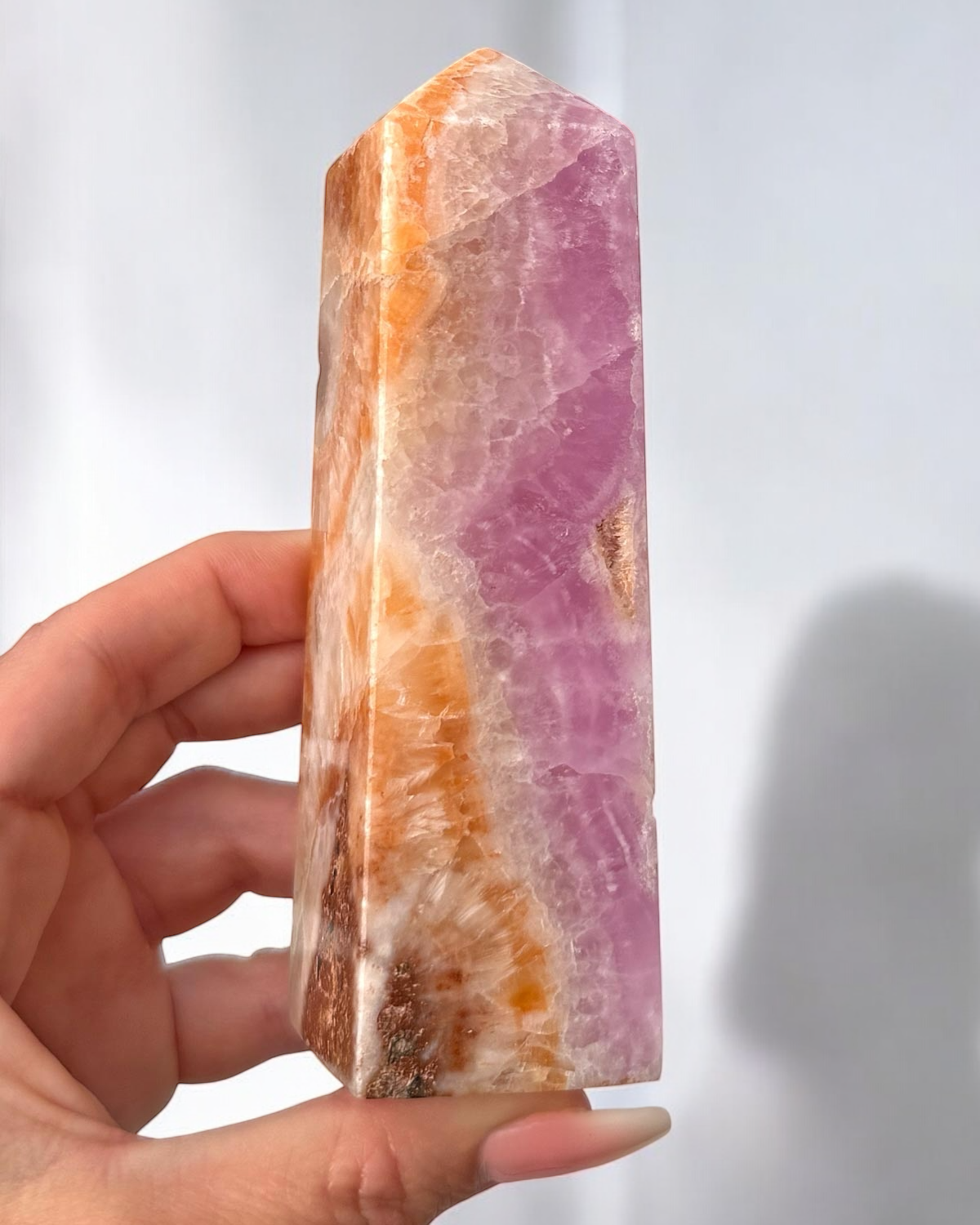 1lb Pink Aragonite Tower