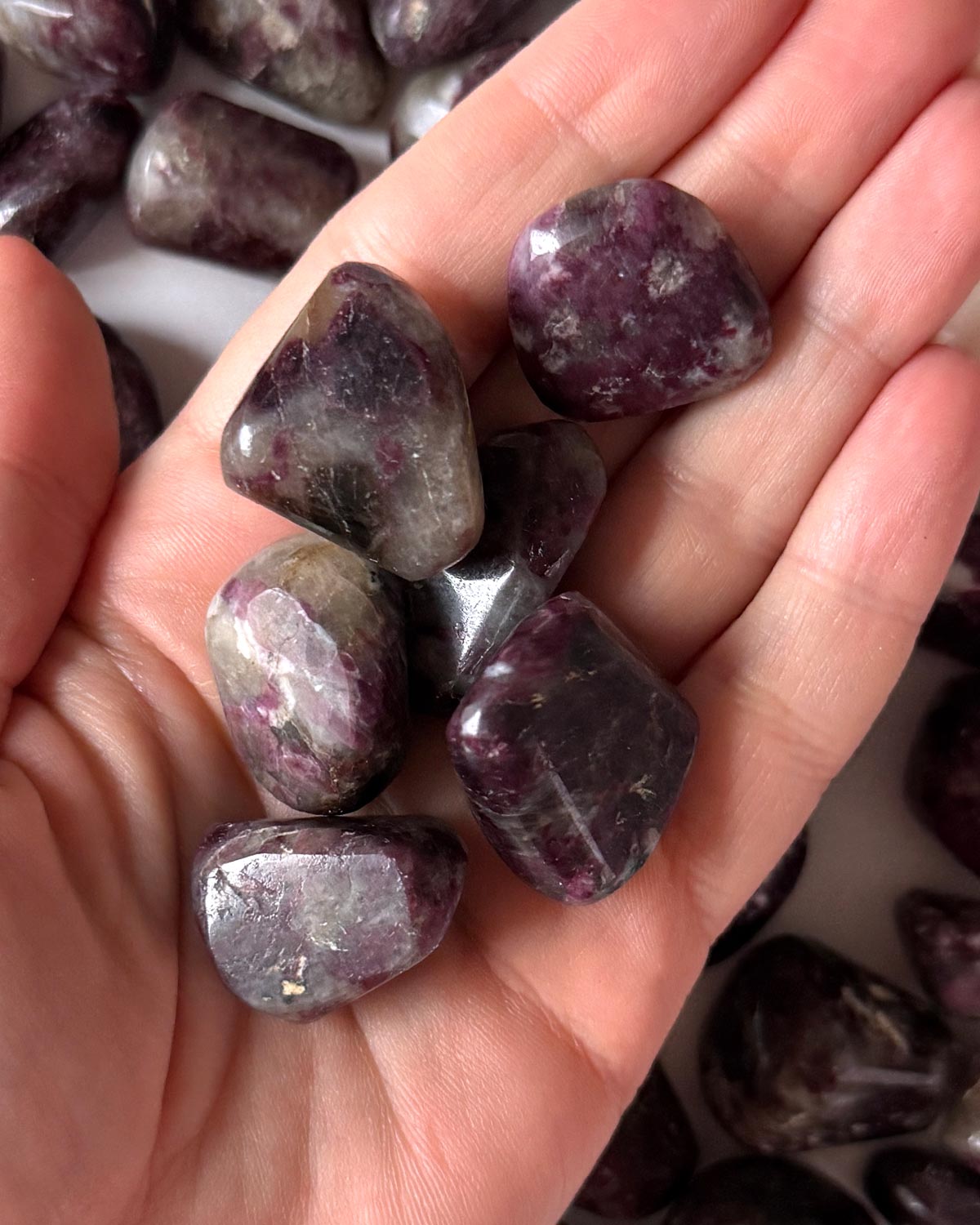 Pink Tourmaline Tumbled Stone