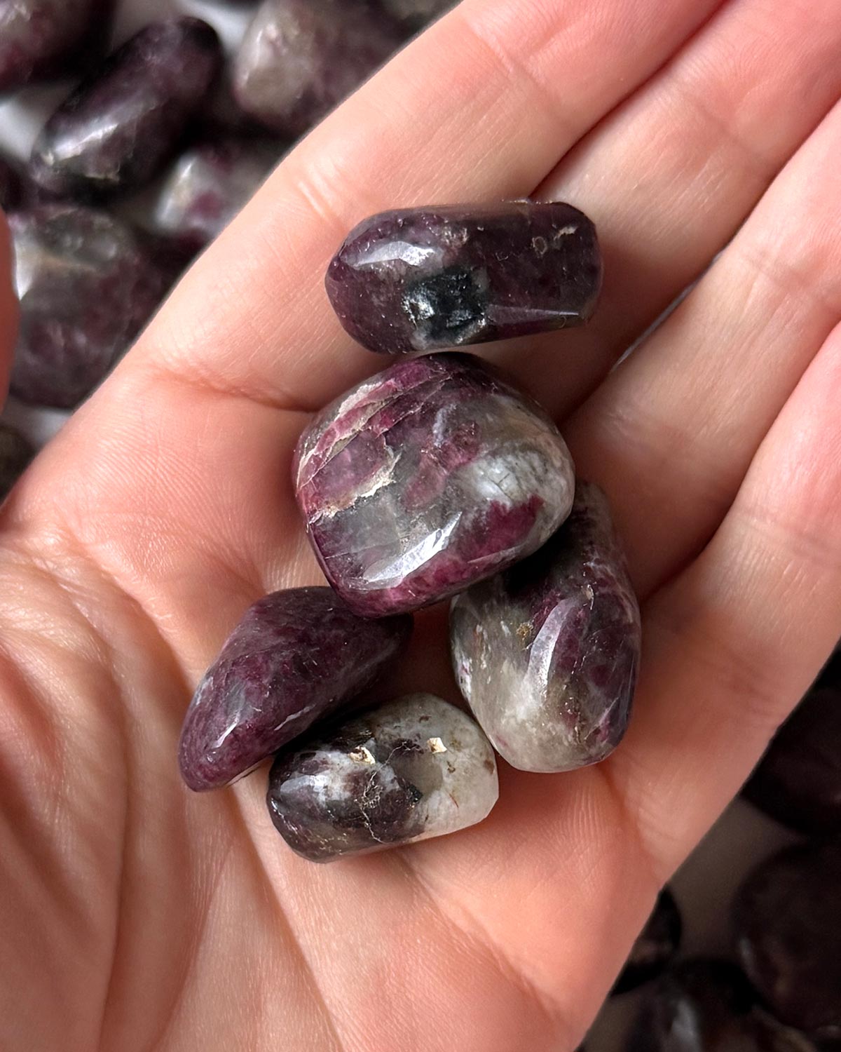 Pink Tourmaline Tumbled Stone