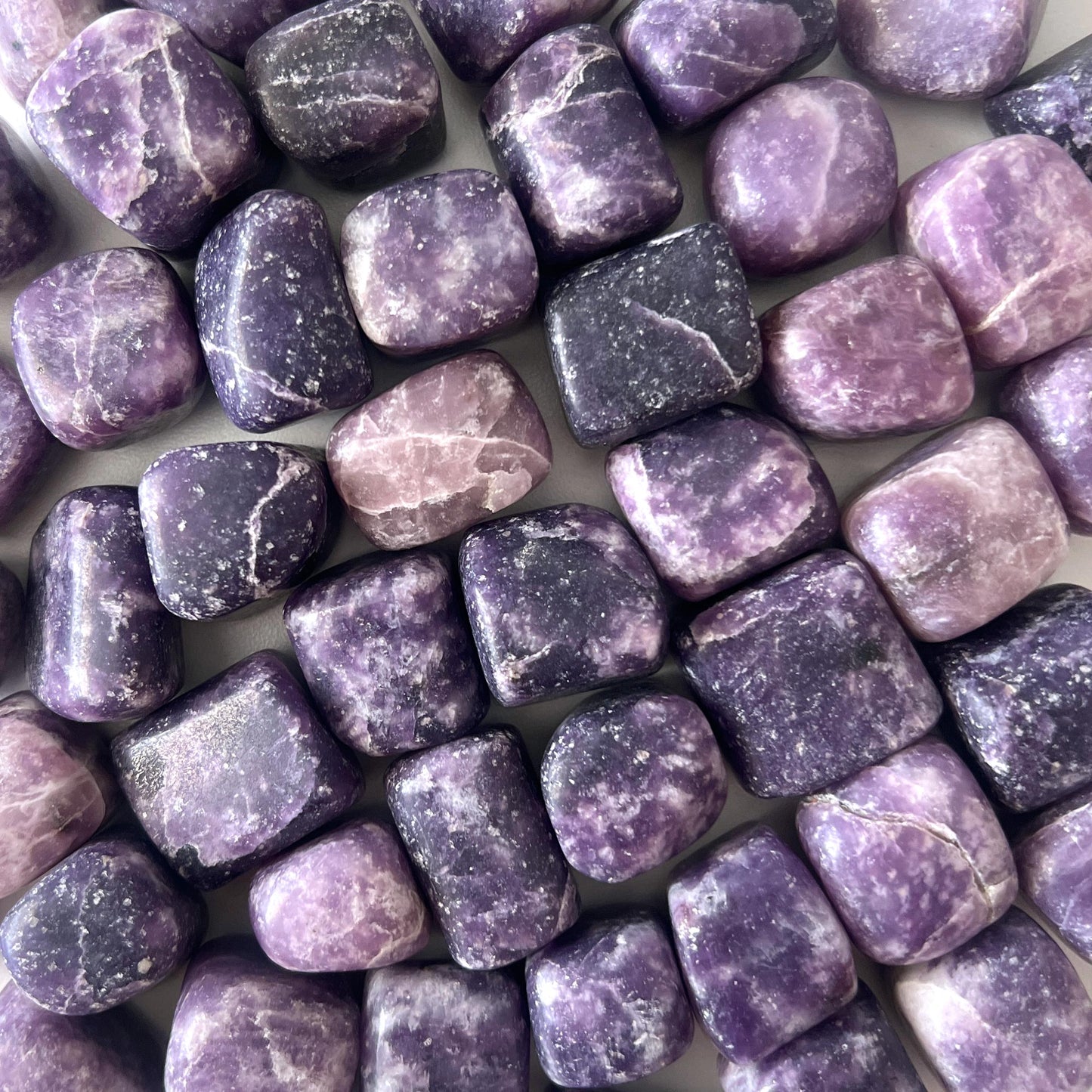 Purple Lepidolite Tumbled Stone