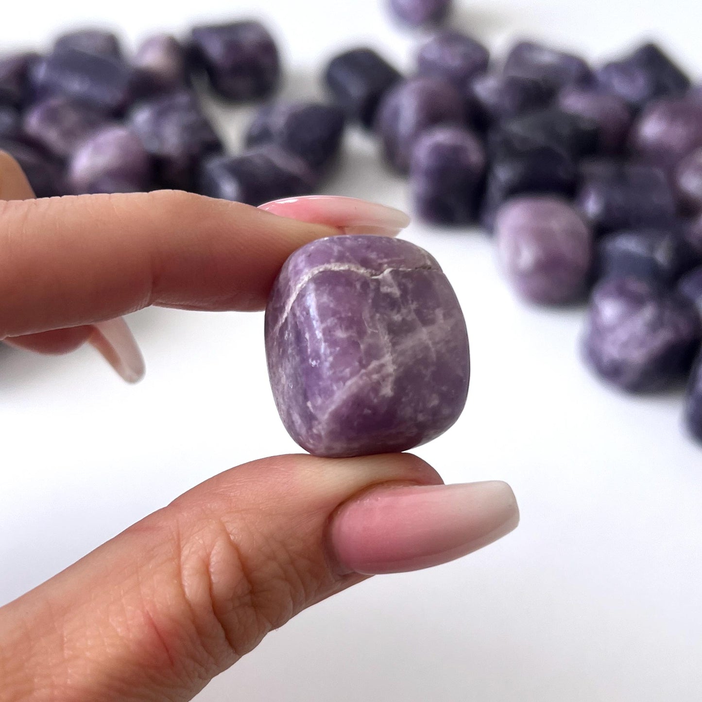 Purple Lepidolite Tumbled Stone