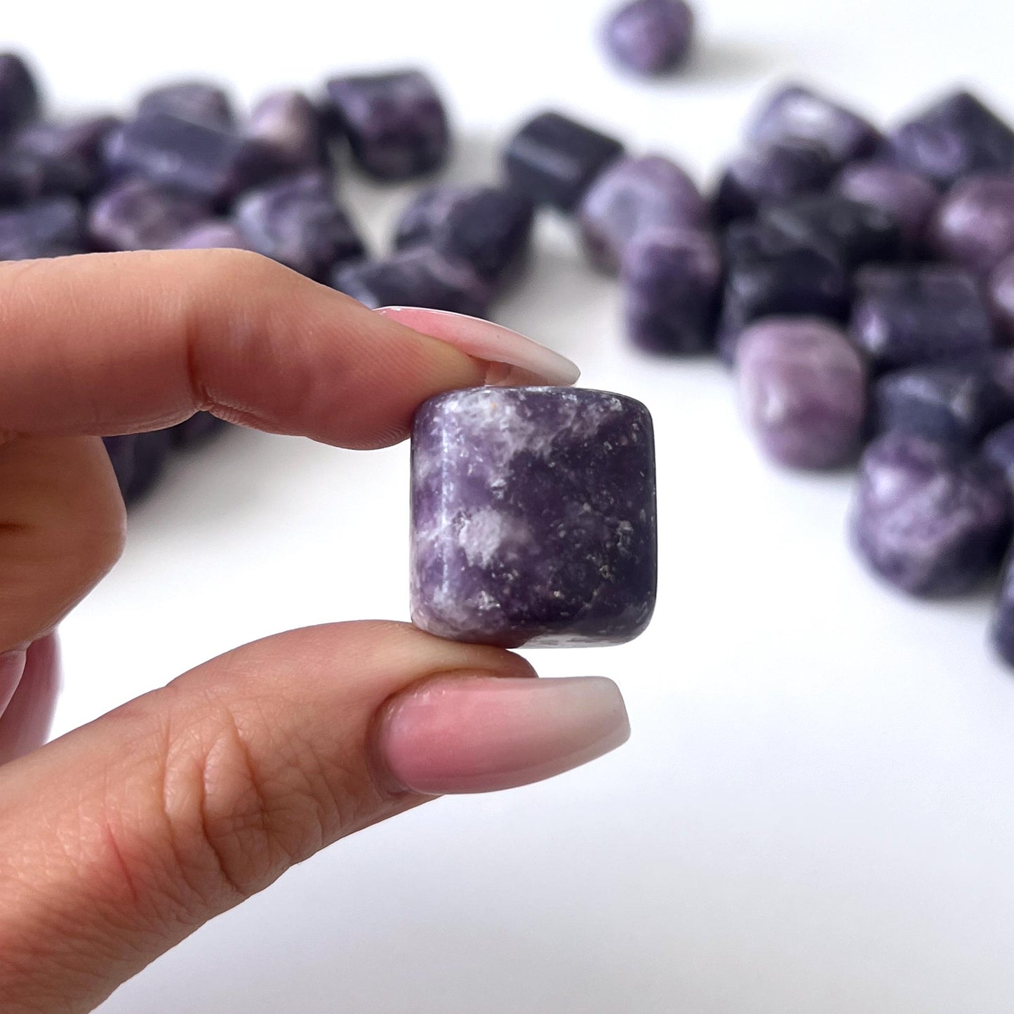 Purple Lepidolite Tumbled Stone