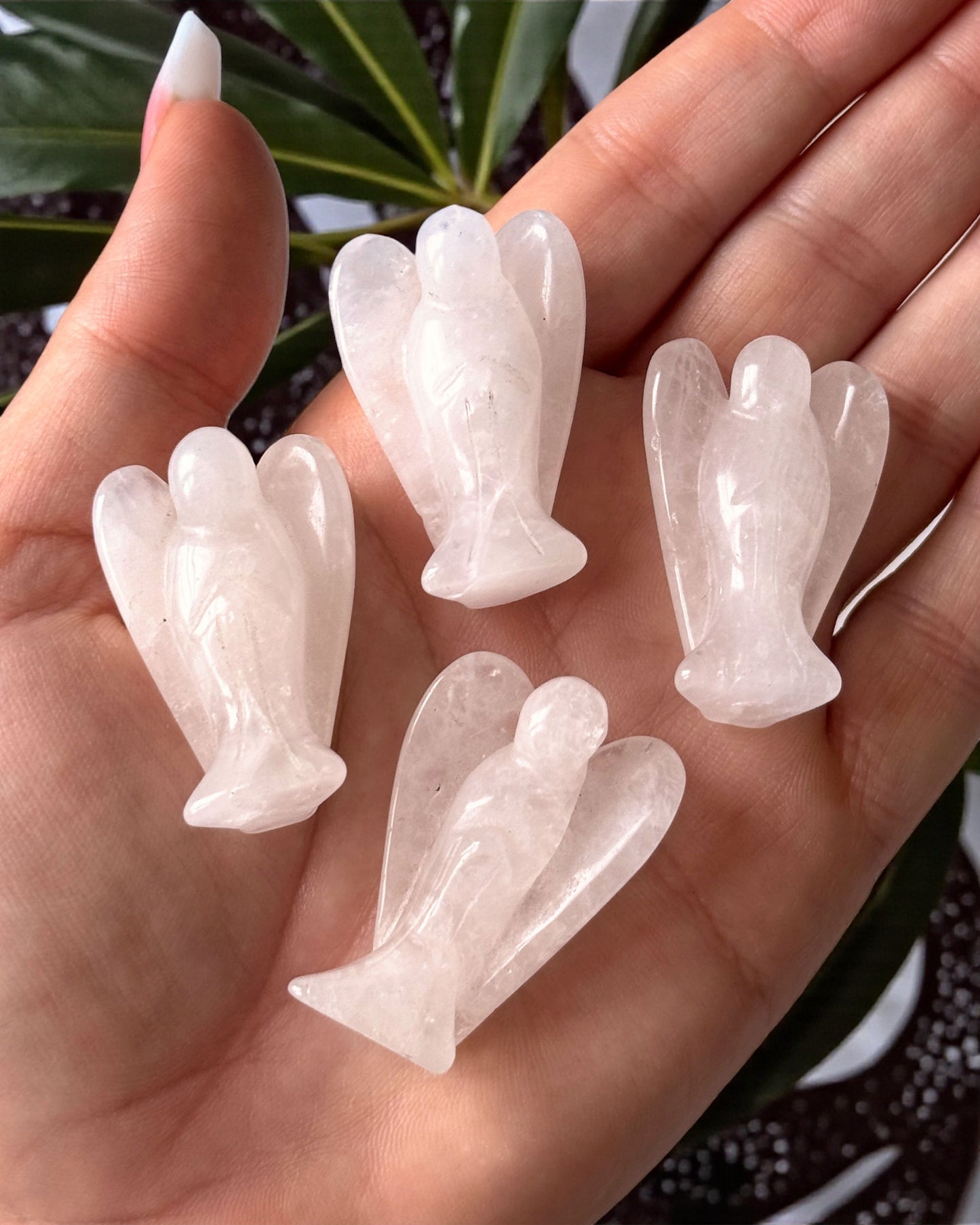 Quartz Angel Carving