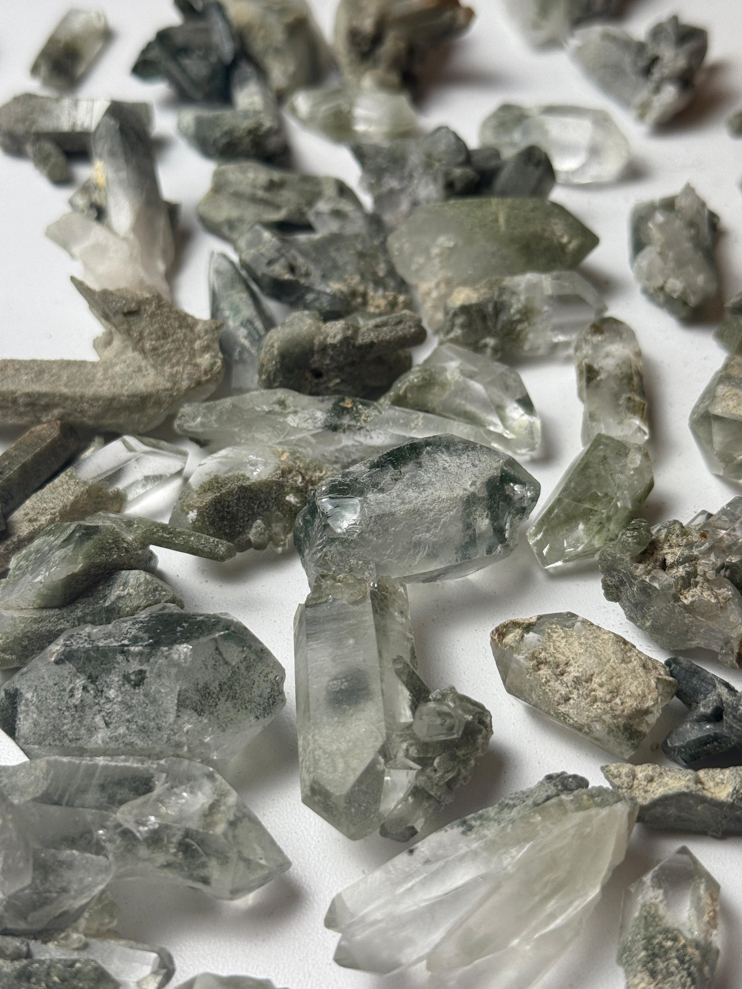 Green Chlorite Quartz Raw Specimen