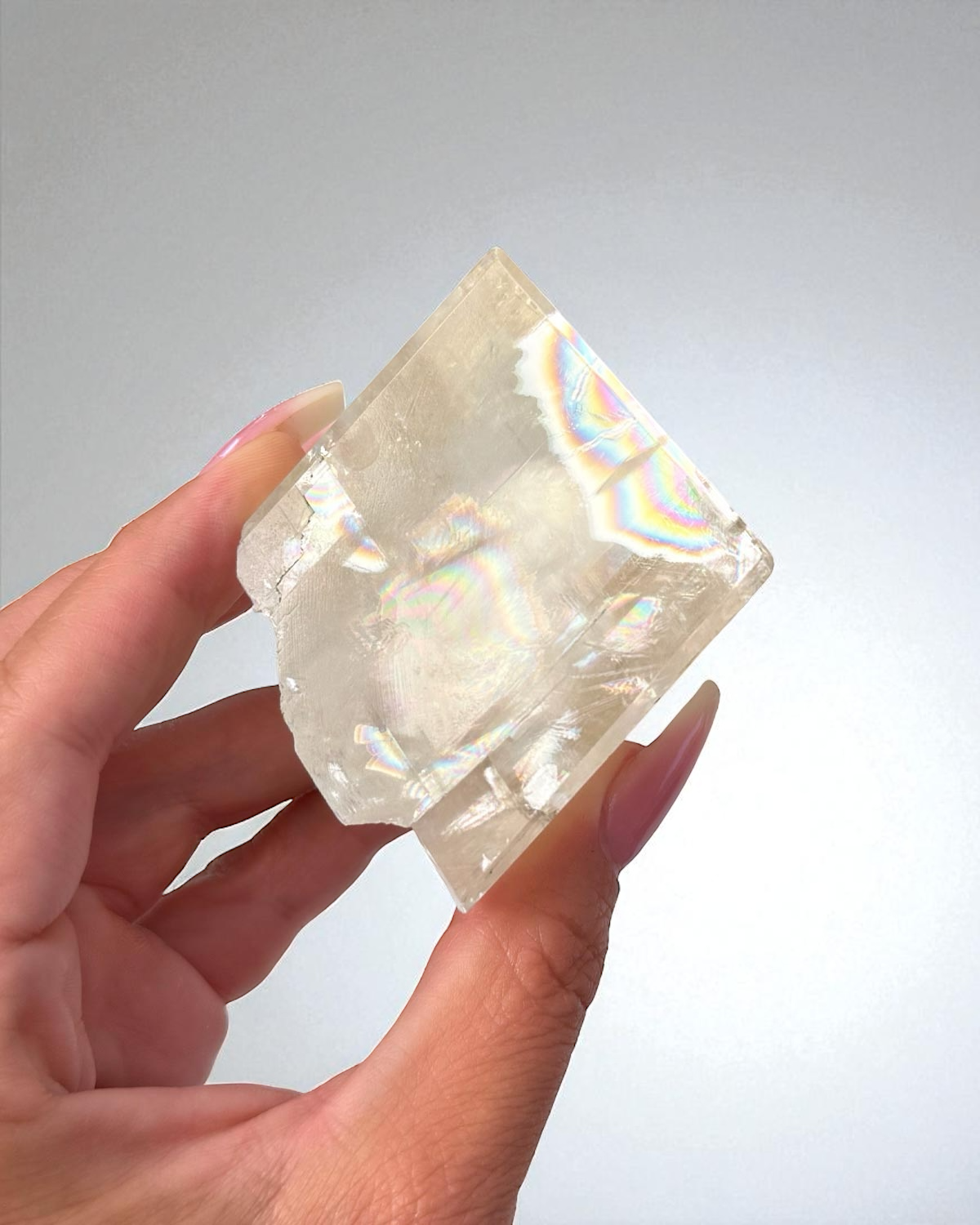 Golden Optical Calcite Rough Edge Freeform