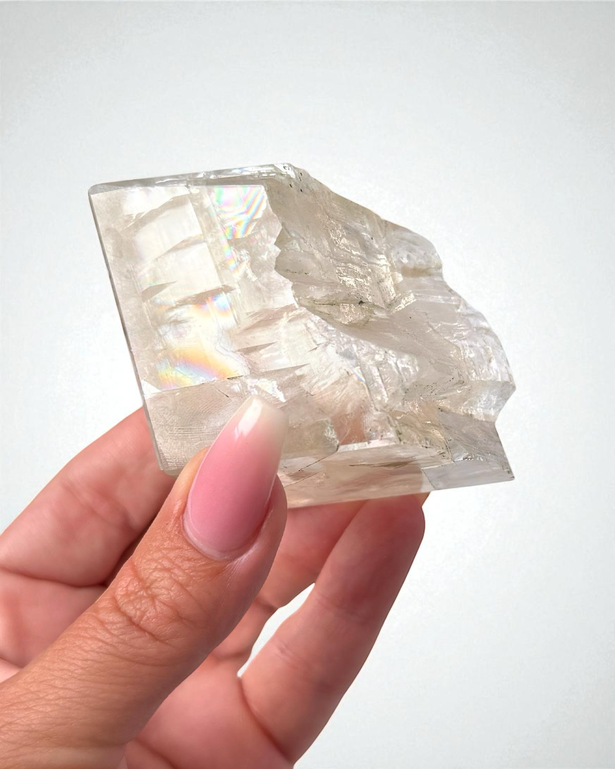 Golden Optical Calcite Rough Edge Freeform