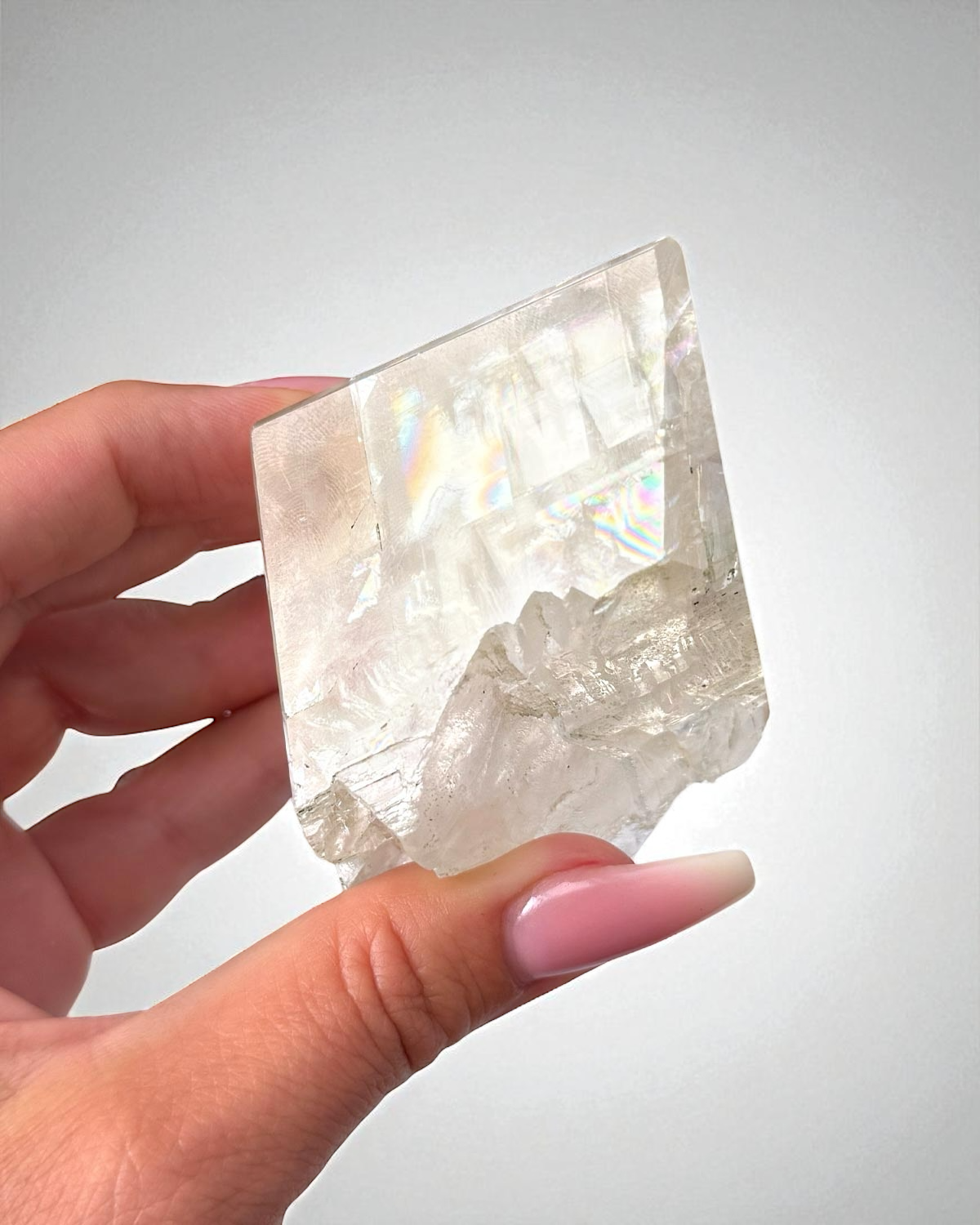 Golden Optical Calcite Rough Edge Freeform