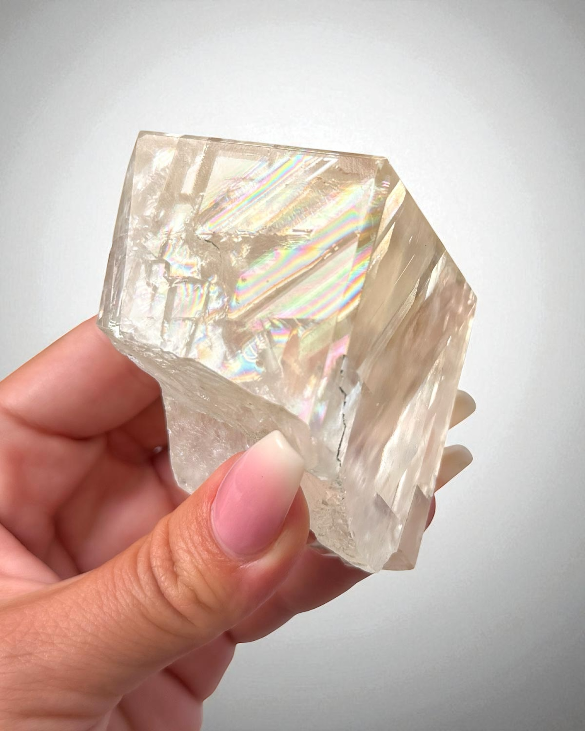 Golden Optical Calcite Rough Edge Freeform
