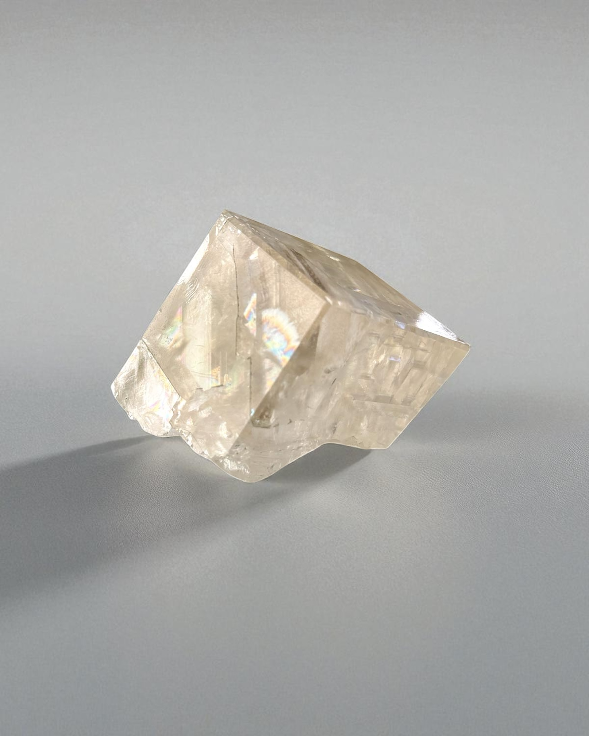 Golden Optical Calcite Rough Edge Freeform