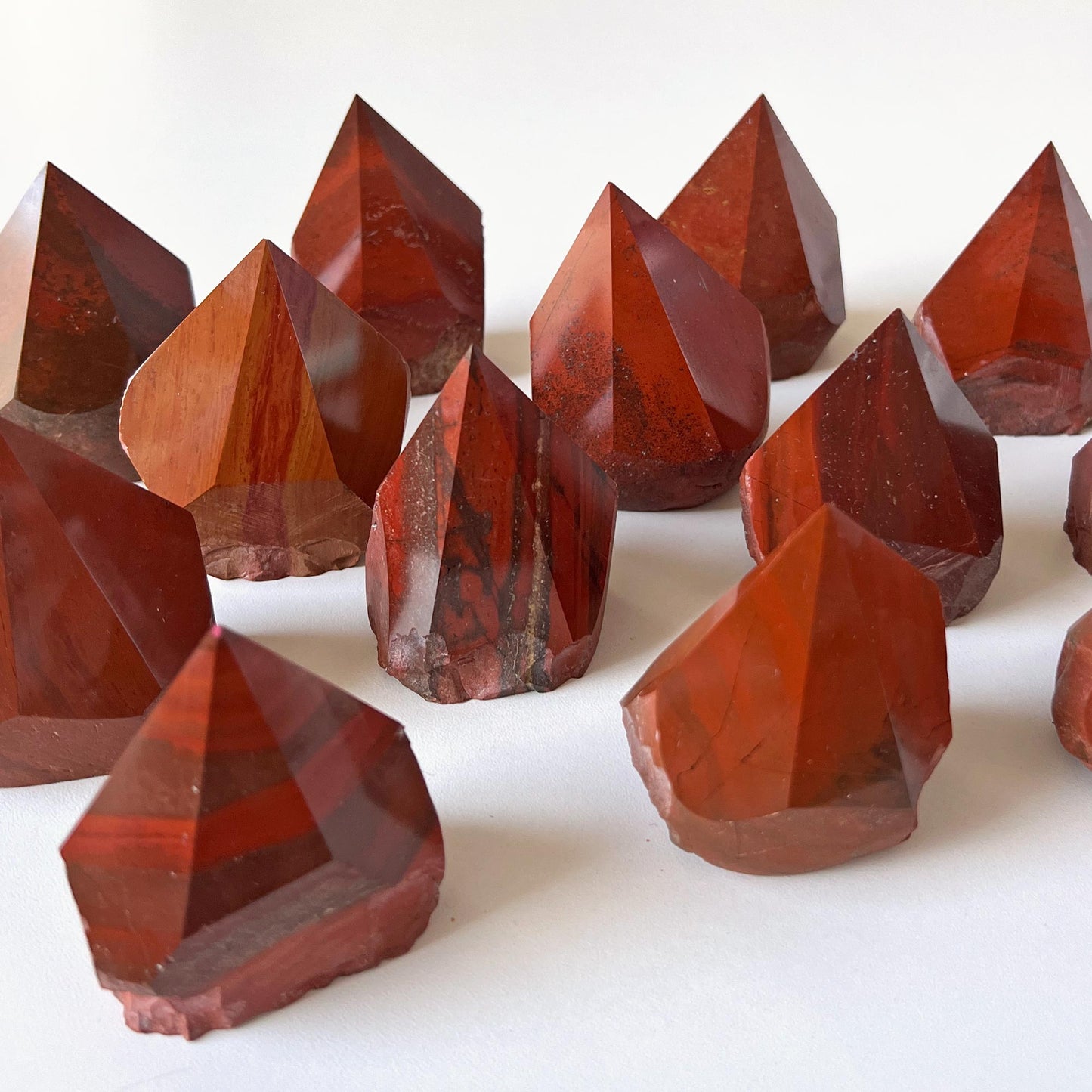 Red Jasper Top Polished Point