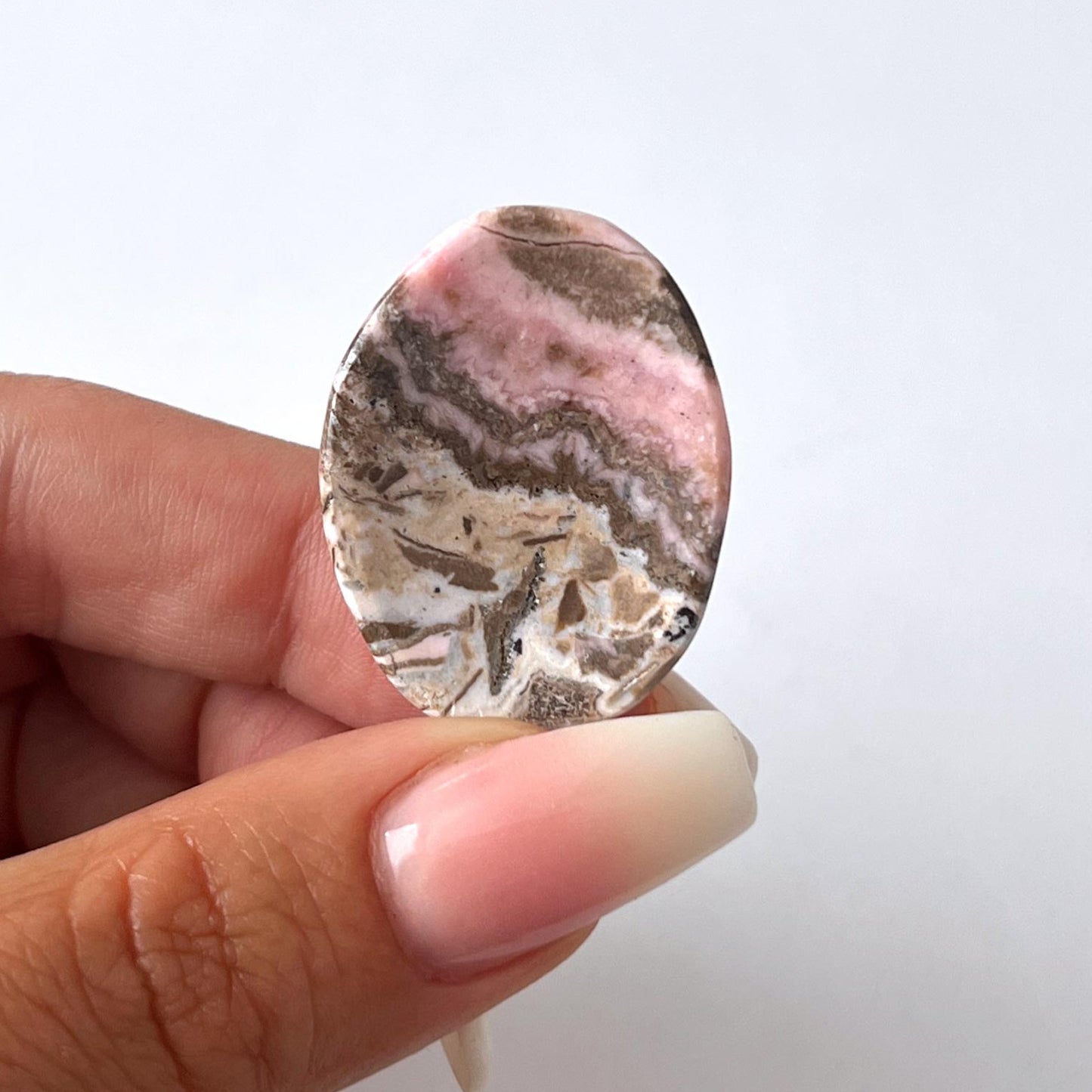Rhodochrosite Worry Stone