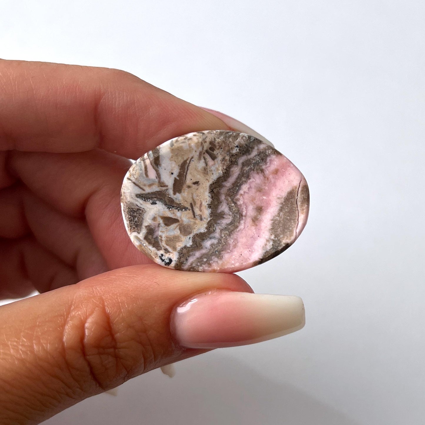 Rhodochrosite Worry Stone