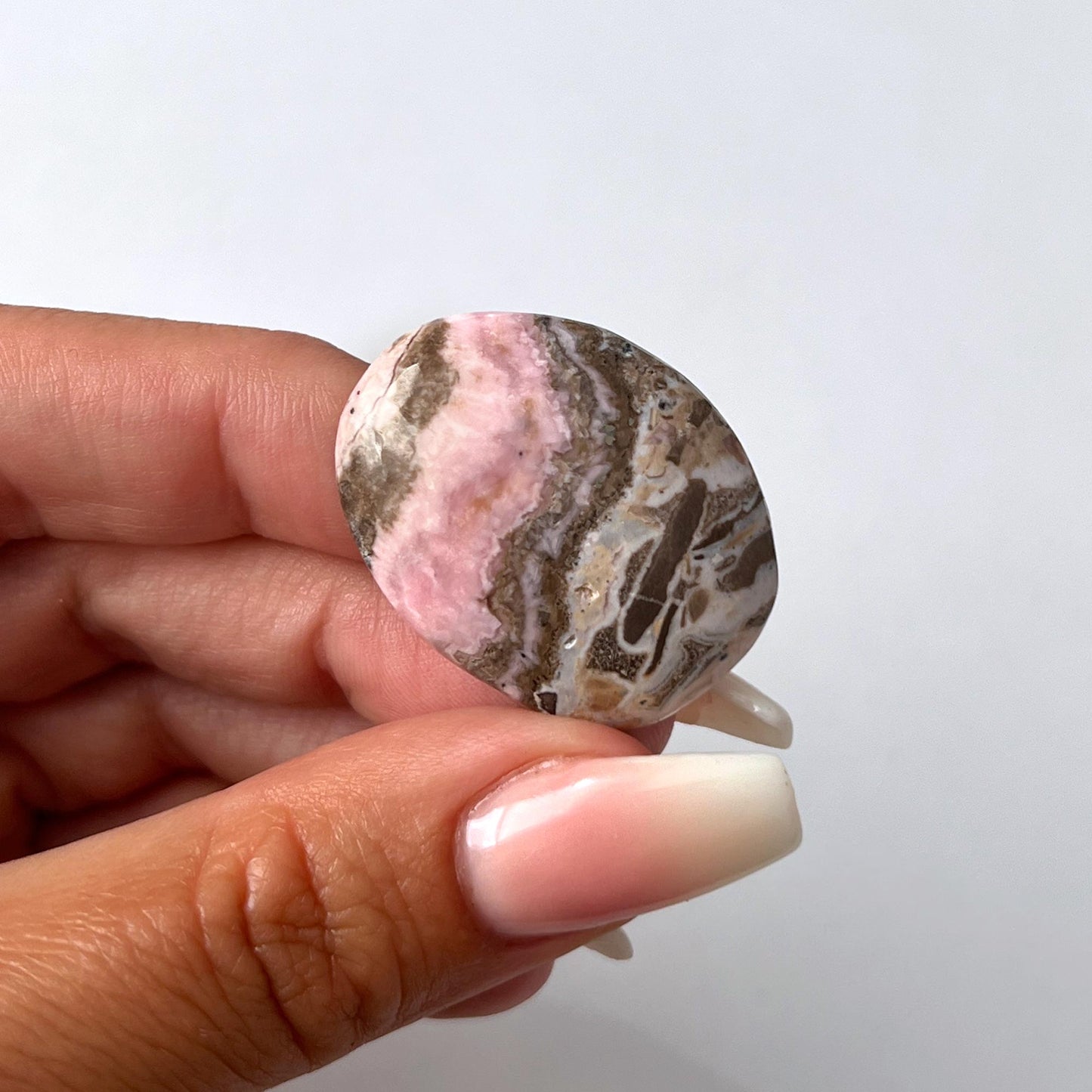 Rhodochrosite Worry Stone