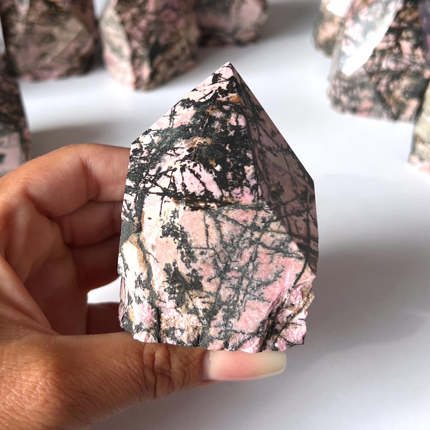 Rhodonite Top Polished Point